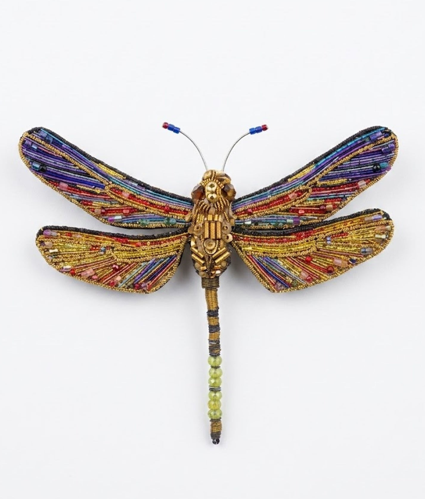 Brown Hawker Dragonfly Brooch