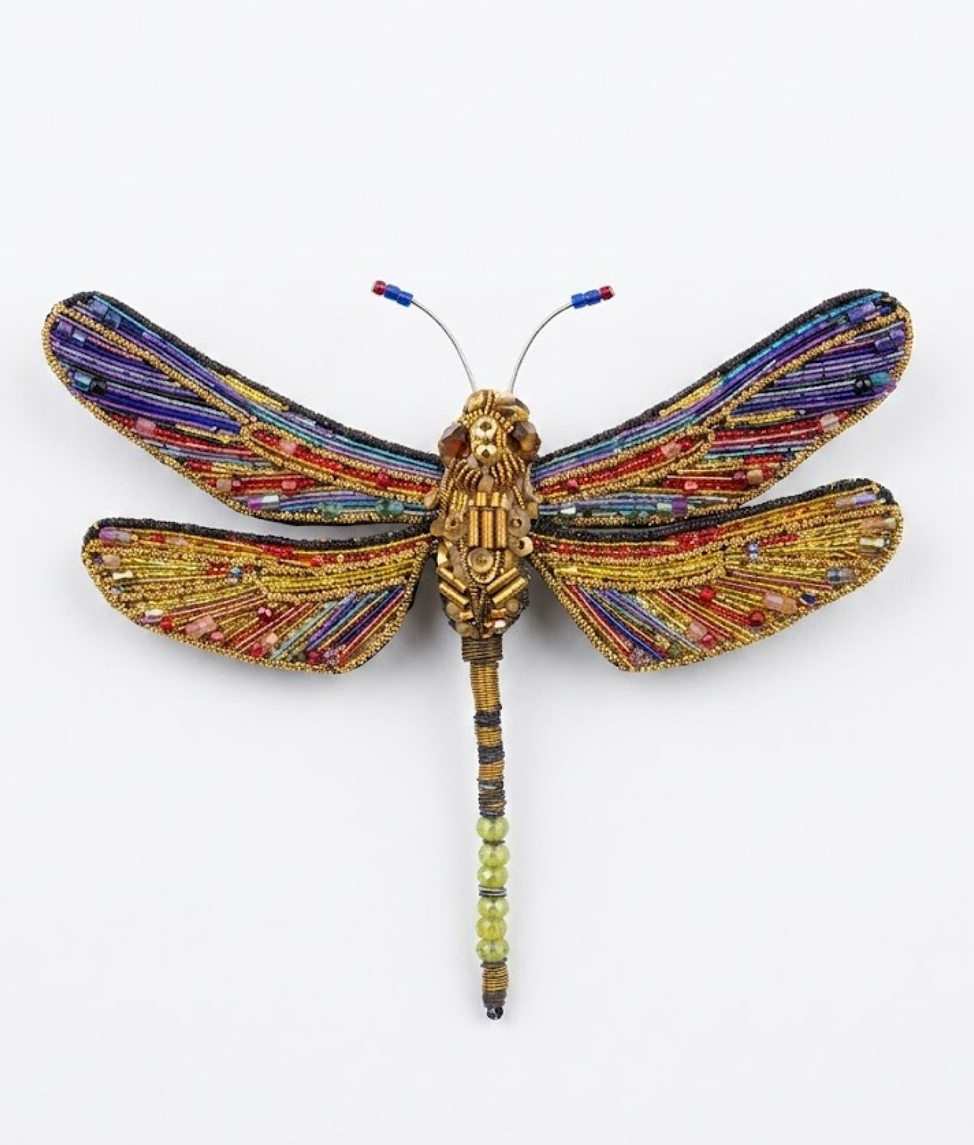 Brown Hawker Dragonfly Brooch