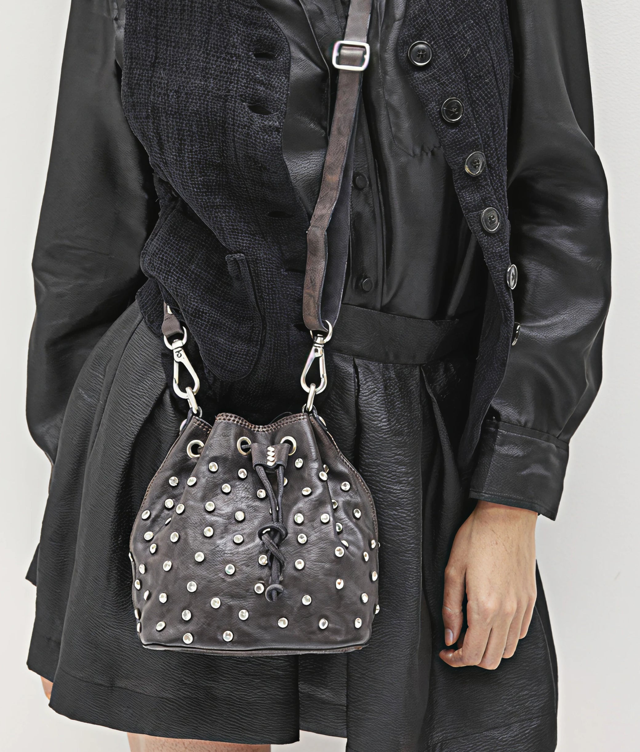 Leather Bucket Bag