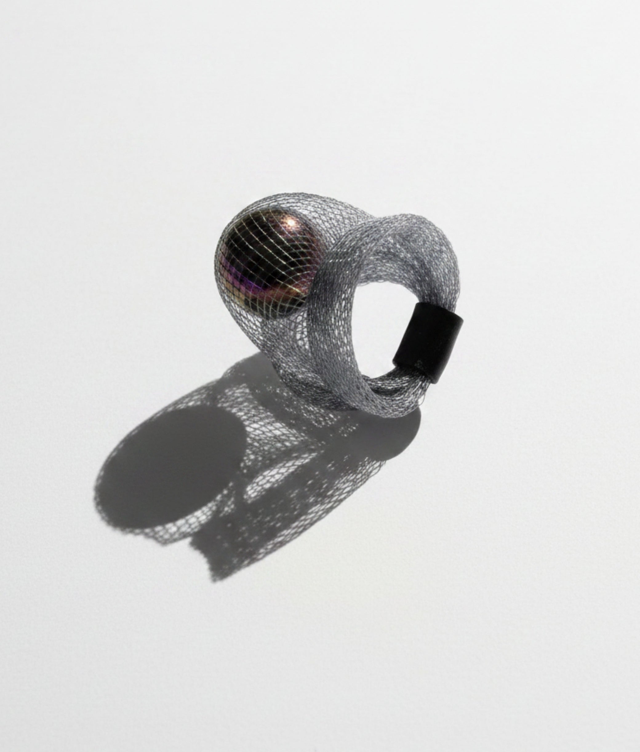 CABOCHON Titanium Grey Ring