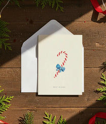 Candy Cane Greeting Card