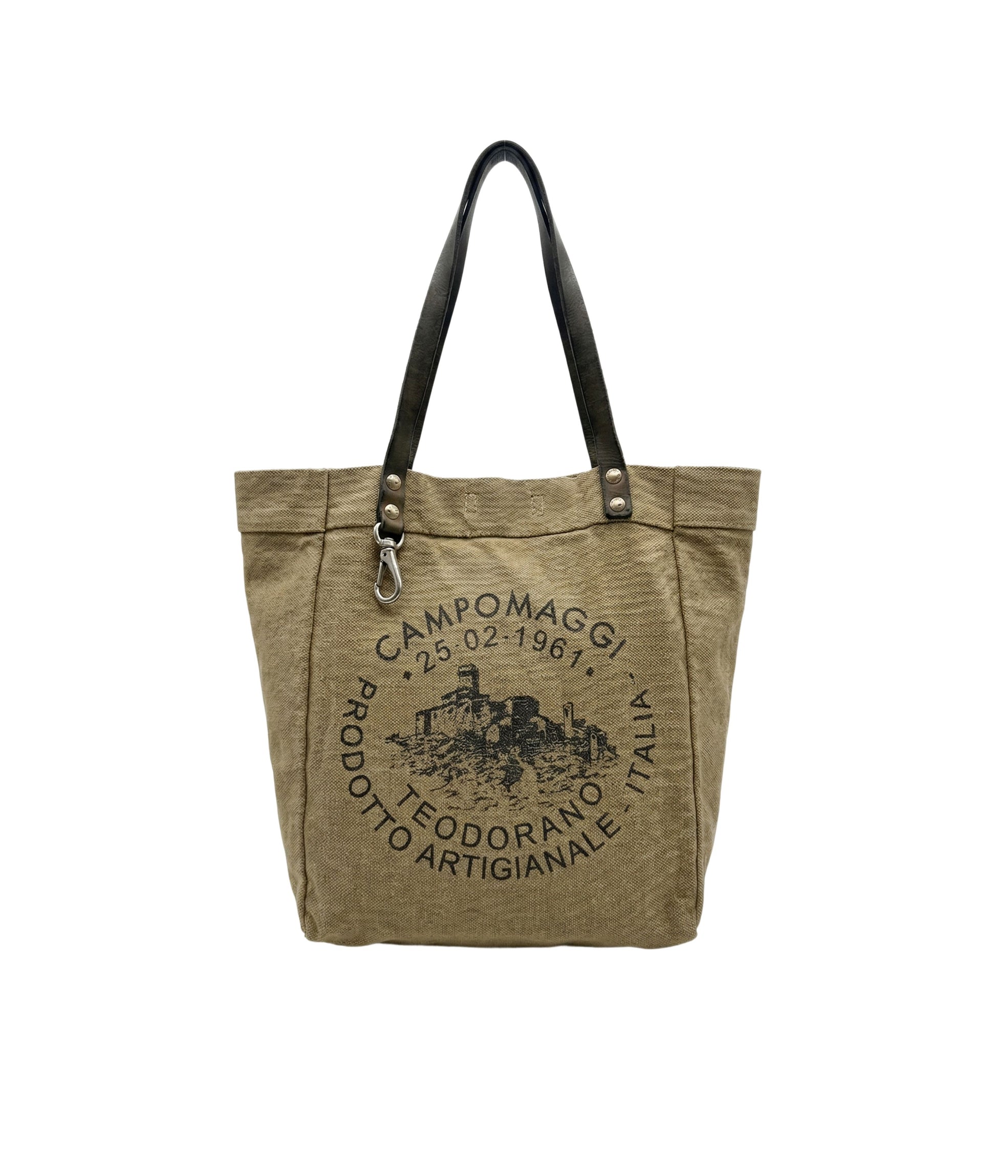 Bougainvillea Shopping Bag In Military Black