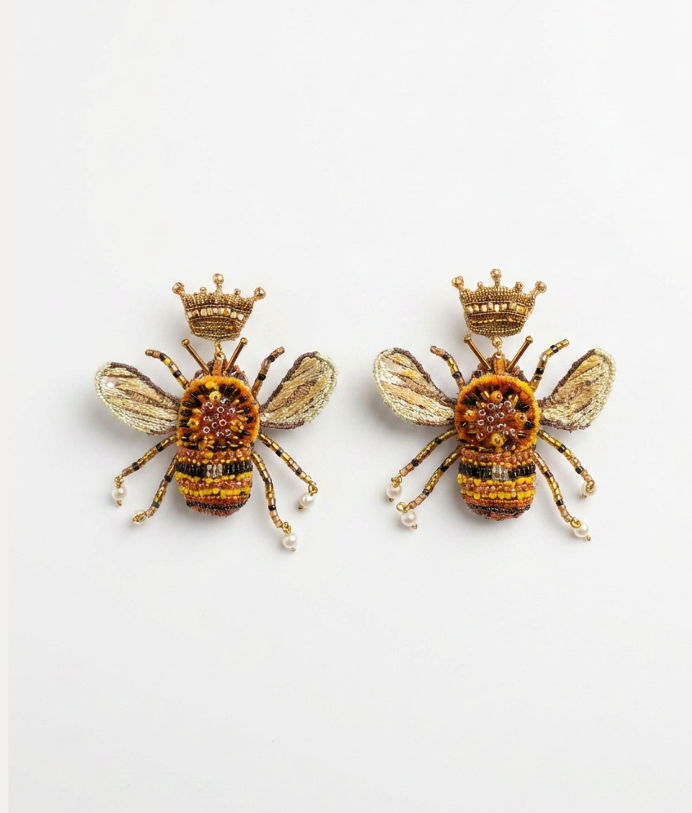 Carder Bee Earrings
