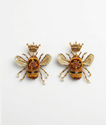 Carder Bee Earrings