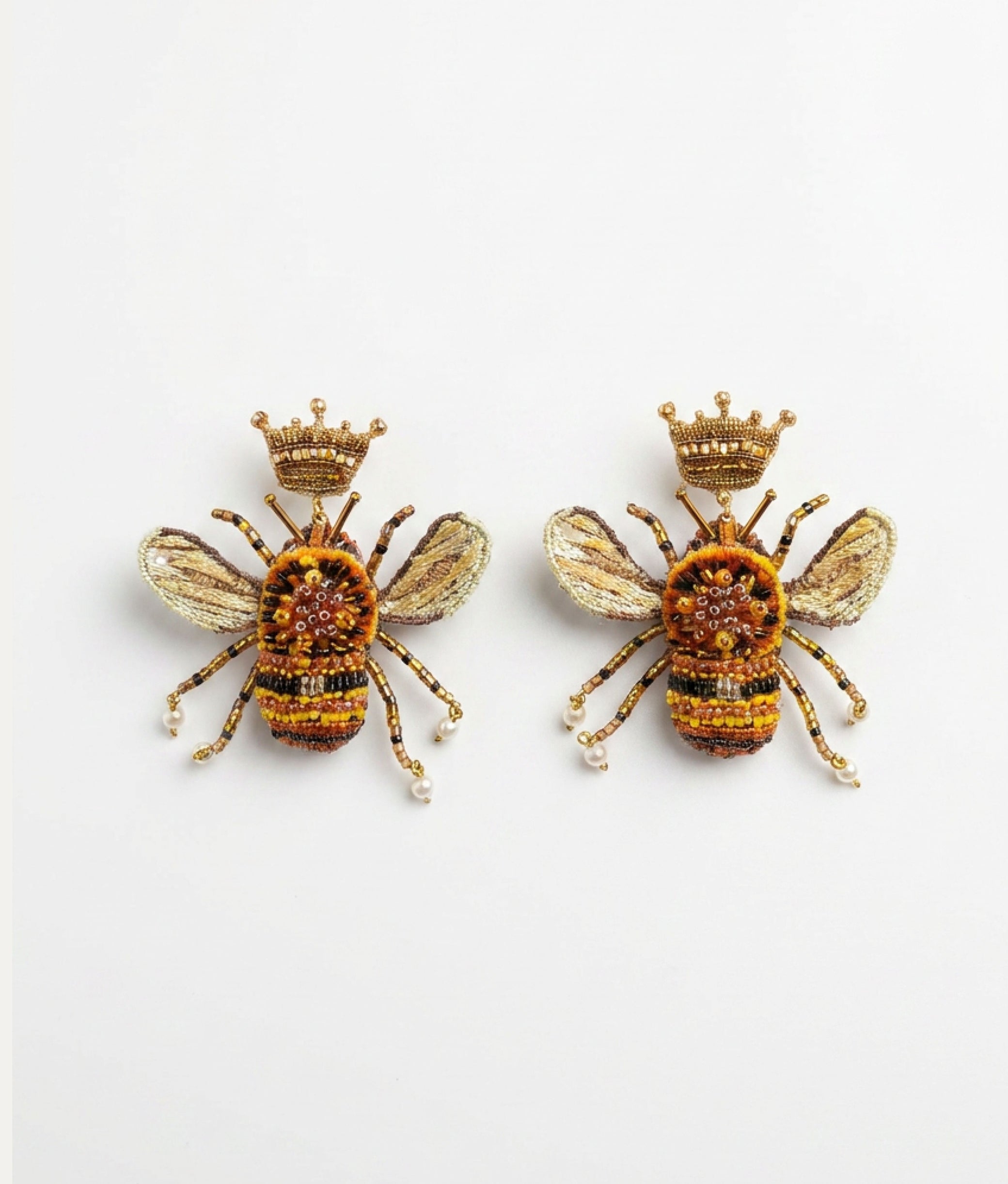 Carder Bee Earrings