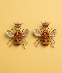 Carder Bee Earrings