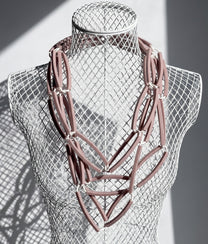 CATE SLIM Champagne Pastel Necklace