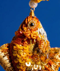 Celestial Goldfish Earrings