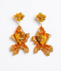Celestial Goldfish Earrings