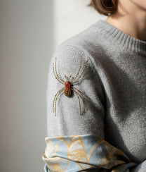 Cellar Spider Brooch