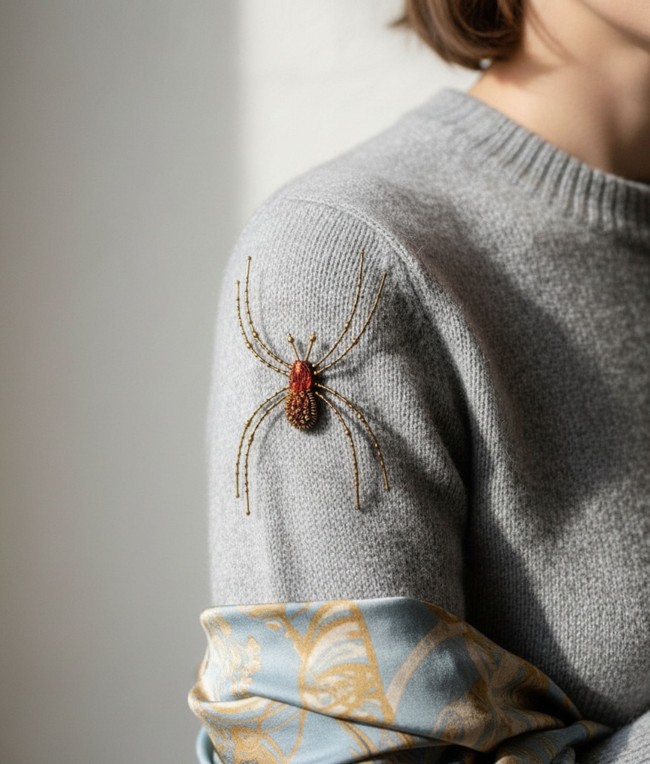 Cellar Spider Brooch