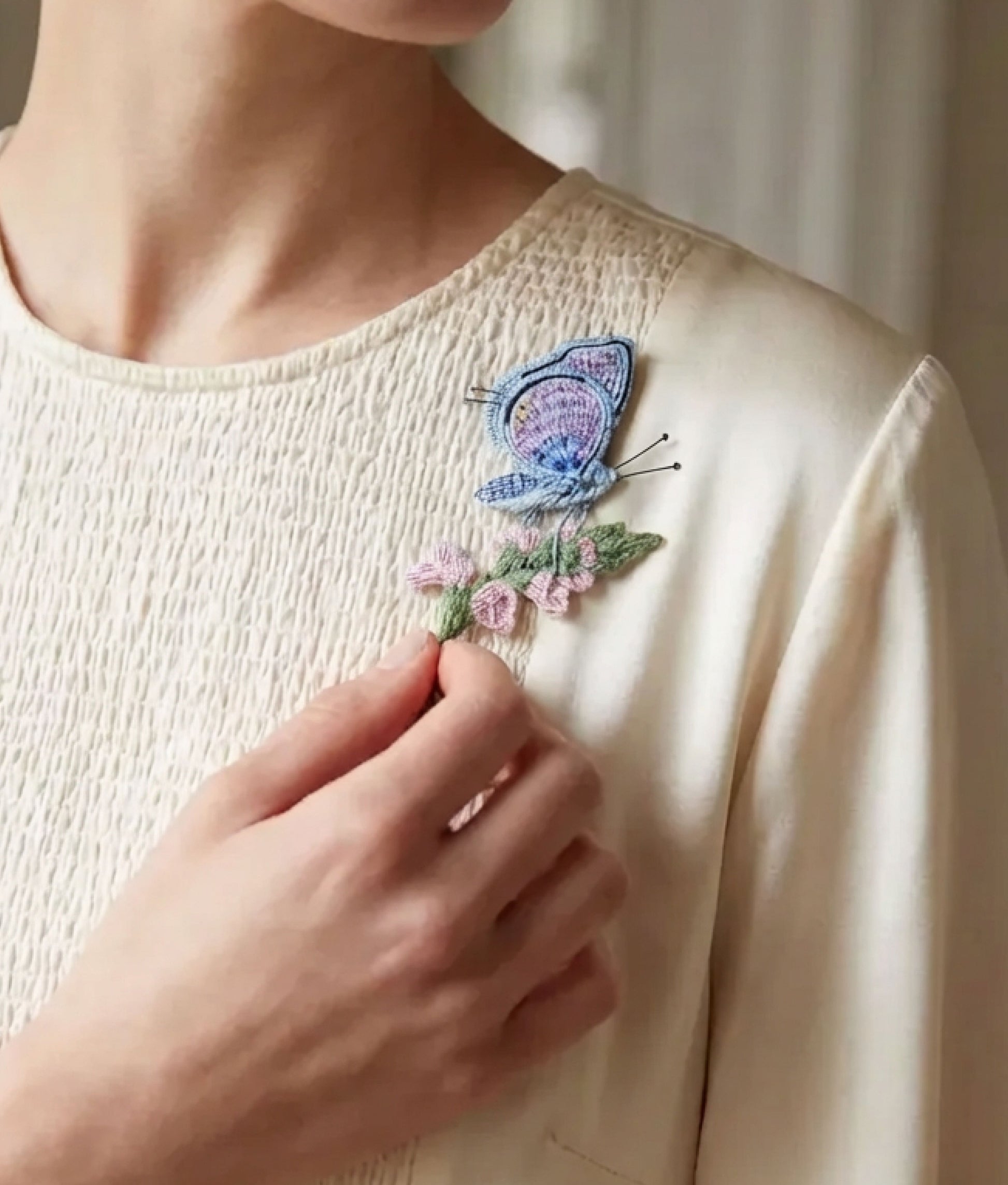 Chalk Hill Butterfly Trovelore Brooch