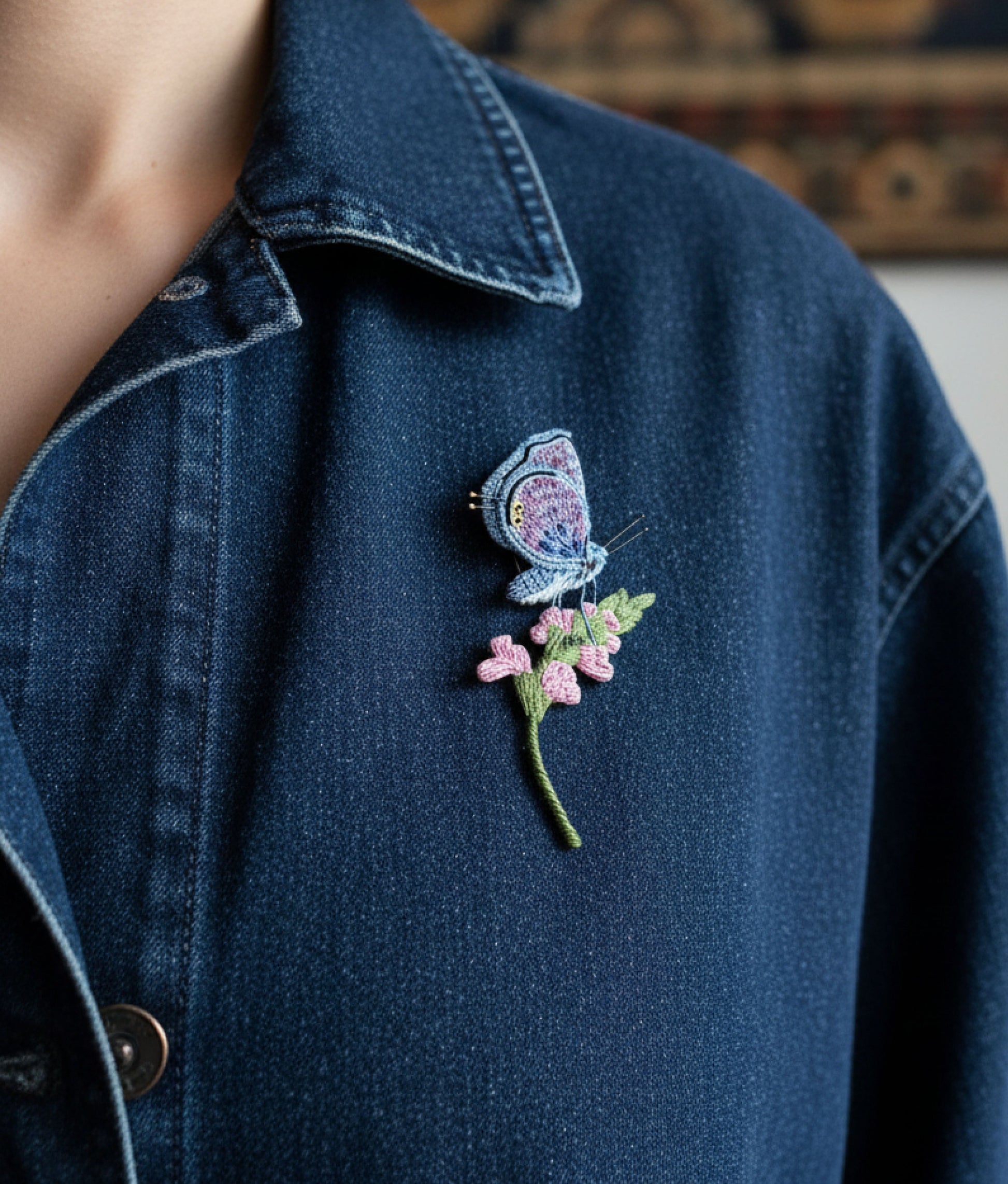 Chalk Hill Butterfly Trovelore Brooch