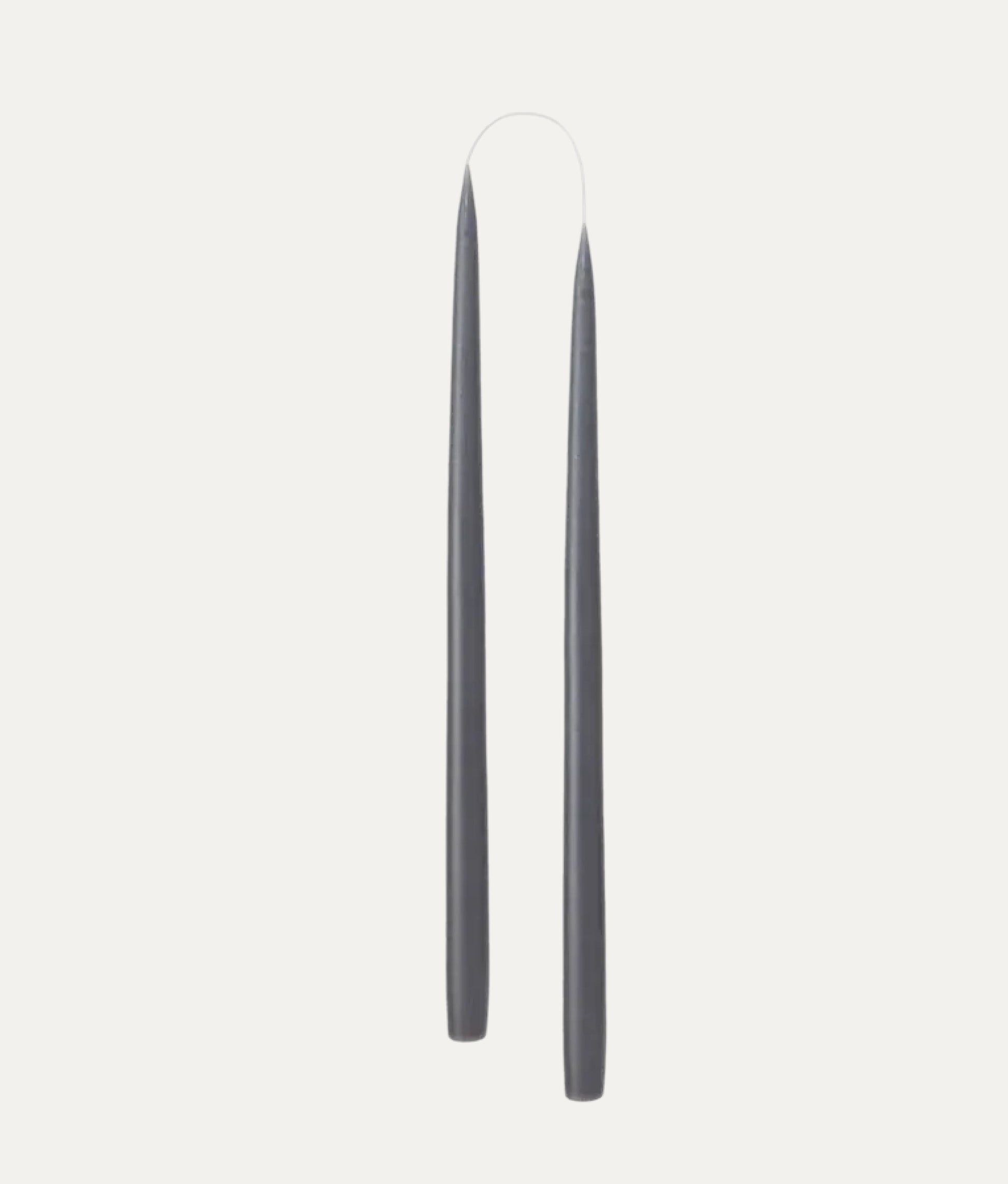 Charcoal Grey Coloured Candles