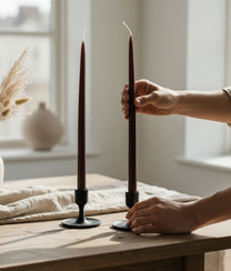 Chocolate Coloured Candles