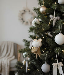 Xmas Mice White Gold Present
