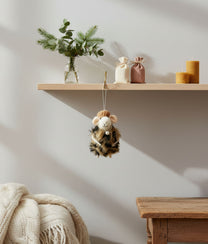 Xmas Mice White Leopard Coat