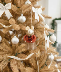 Xmas Mice White Red Jacket