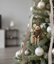 Xmas Mice Beige Sack