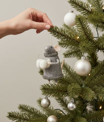 Xmas Mice Grey Present Dress