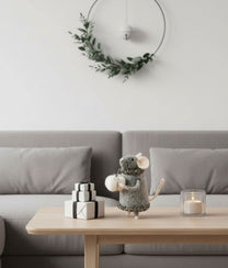 Xmas Mice Grey Present Dress