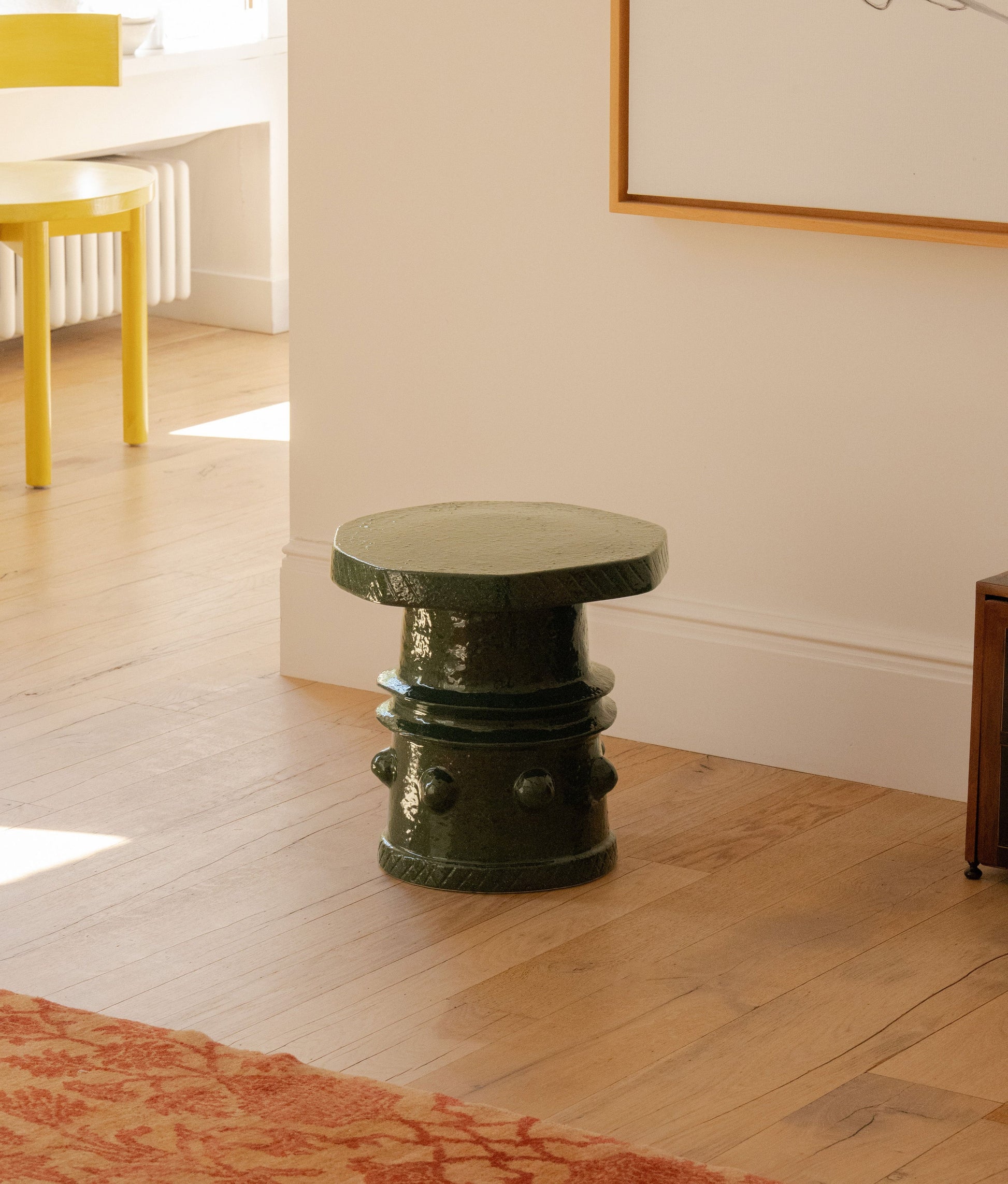Clara Green Side Table