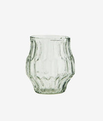 Clear Waisted Drinking Glass