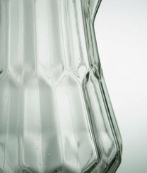 Clear Waisted Glass Jug