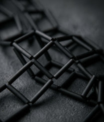 CLIP Black Necklace