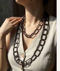 CLIP Caramel Necklace