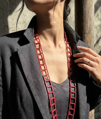 CLIP Red Necklace