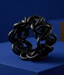 COBRA PELLE Black Bracelet