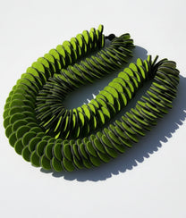 COCO MINI Green Beige Necklace