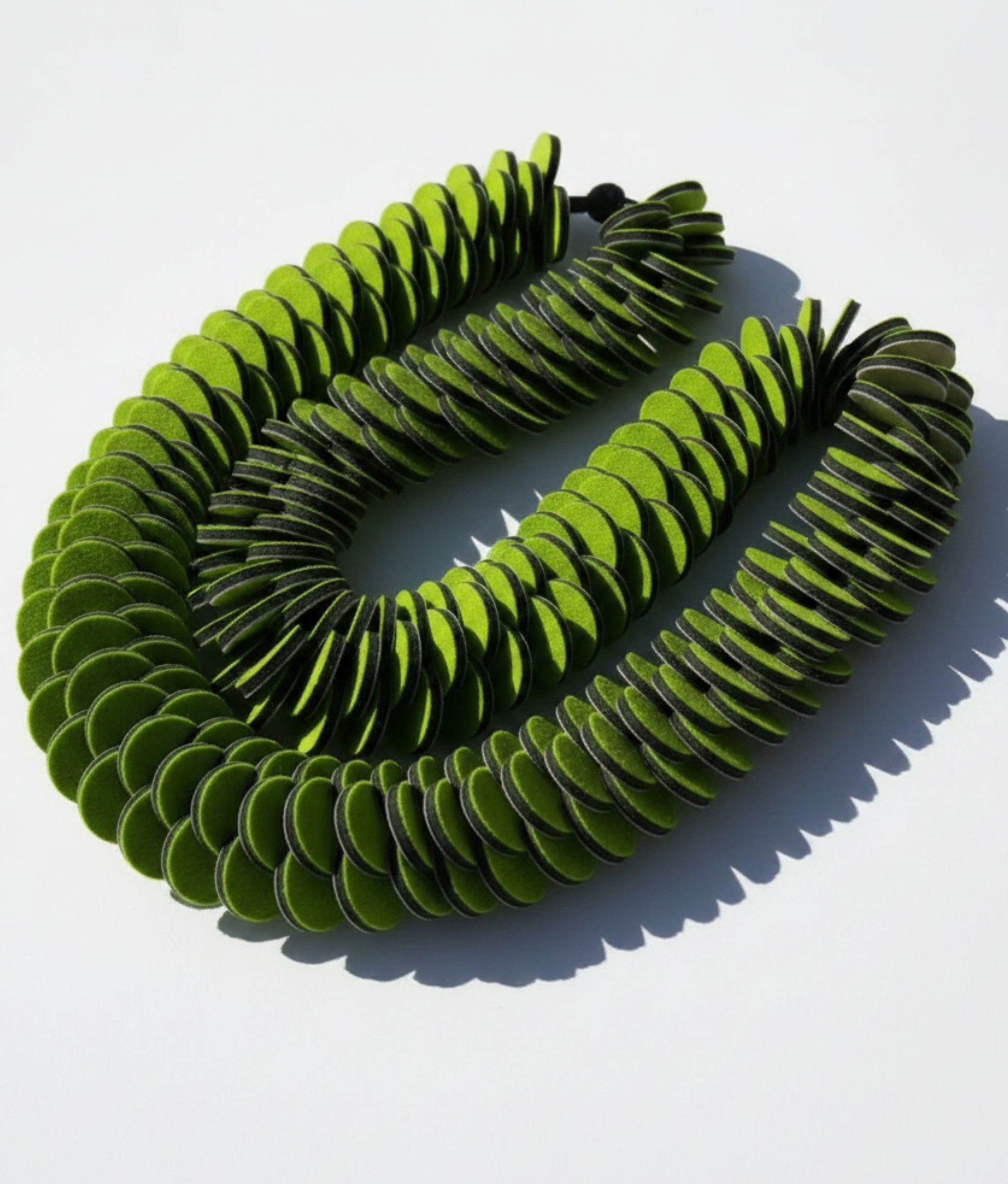COCO MINI Green Beige Necklace