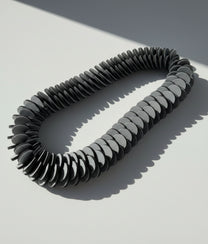 COCO MINI Light Grey Black Necklace