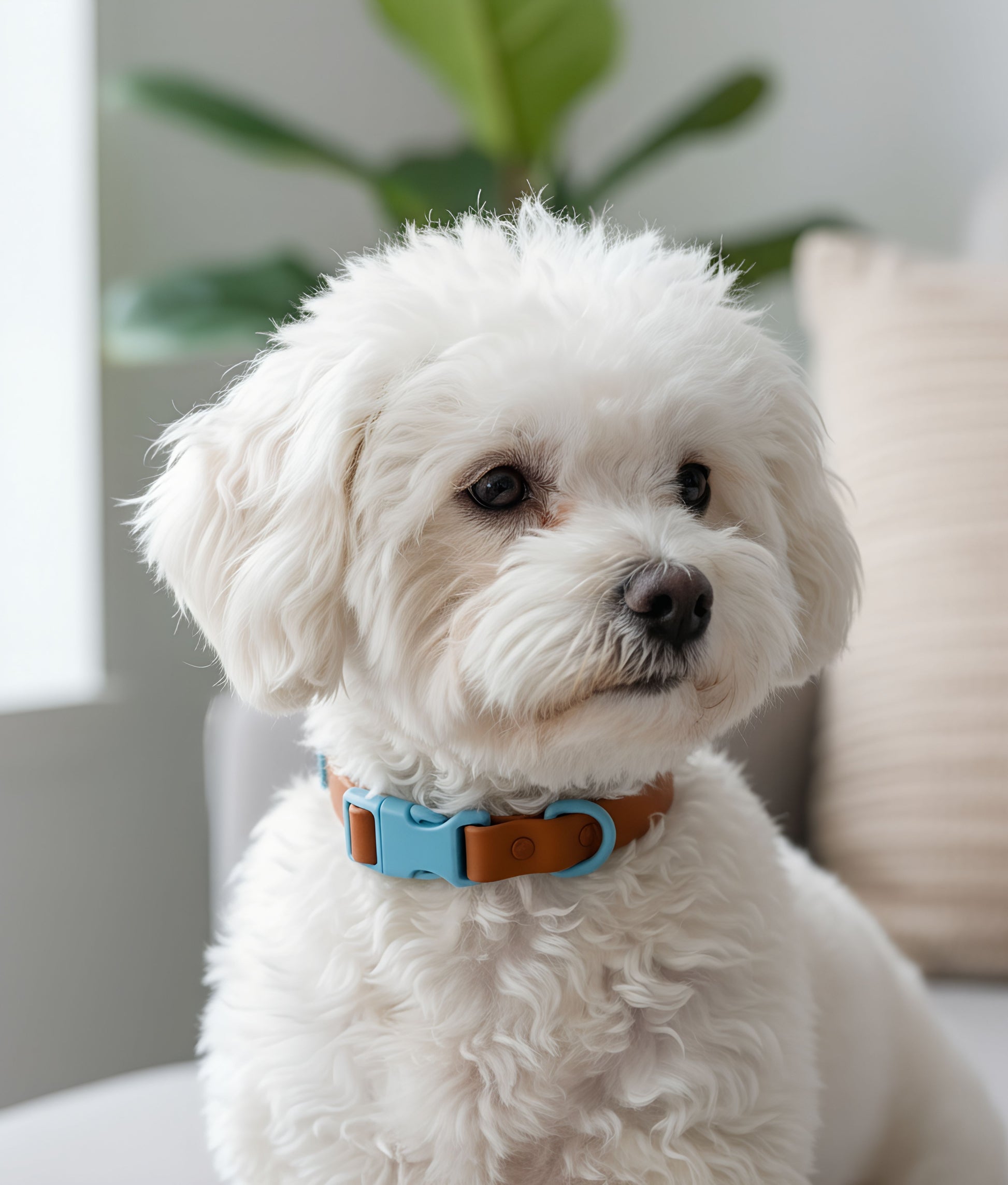 Dog Collar Choco Blue
