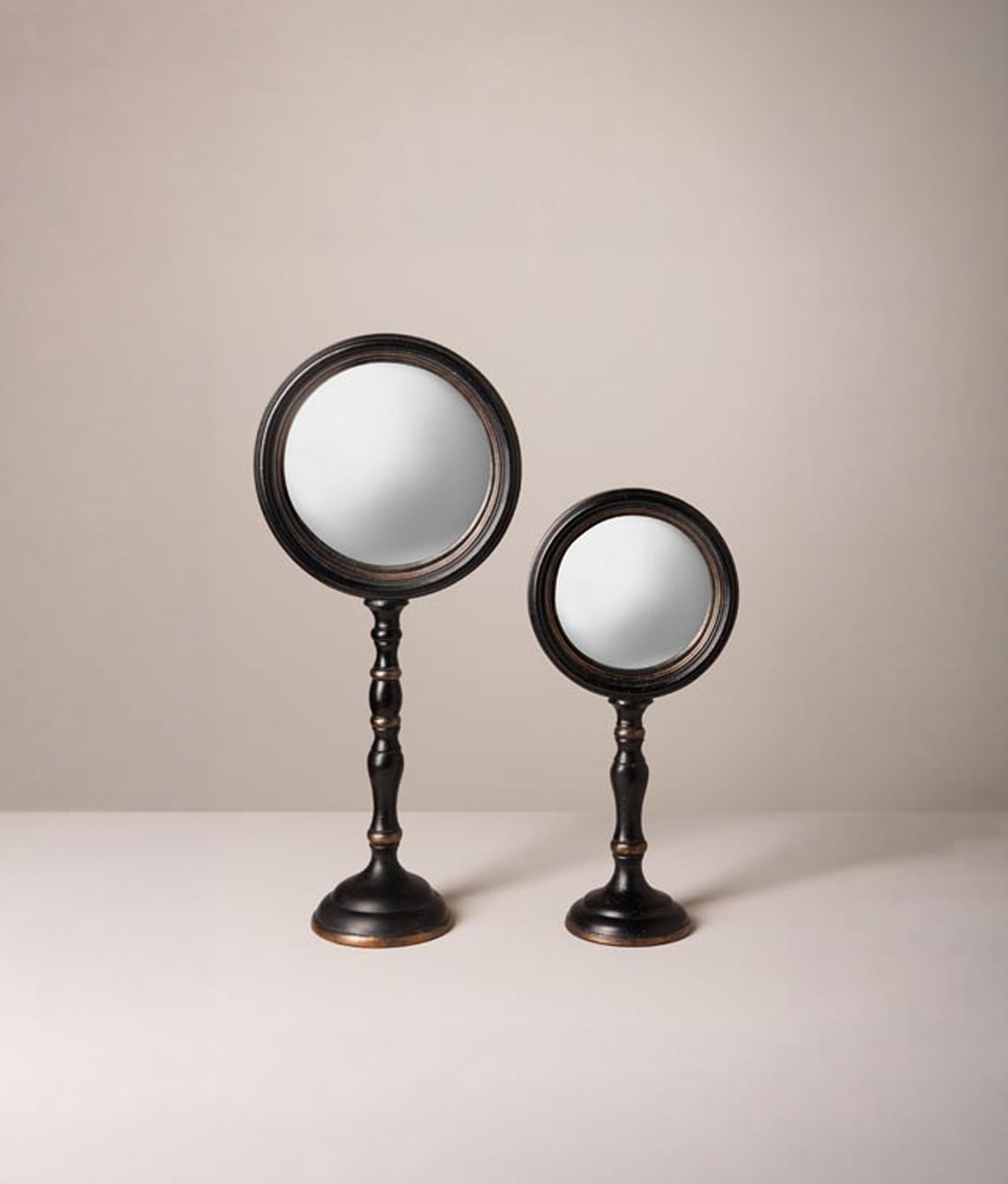 Convex Mirrors on Stand Set of 2