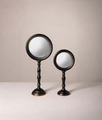 Convex Mirrors on Stand Set of 2
