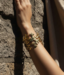 Gold Coral Bracelet