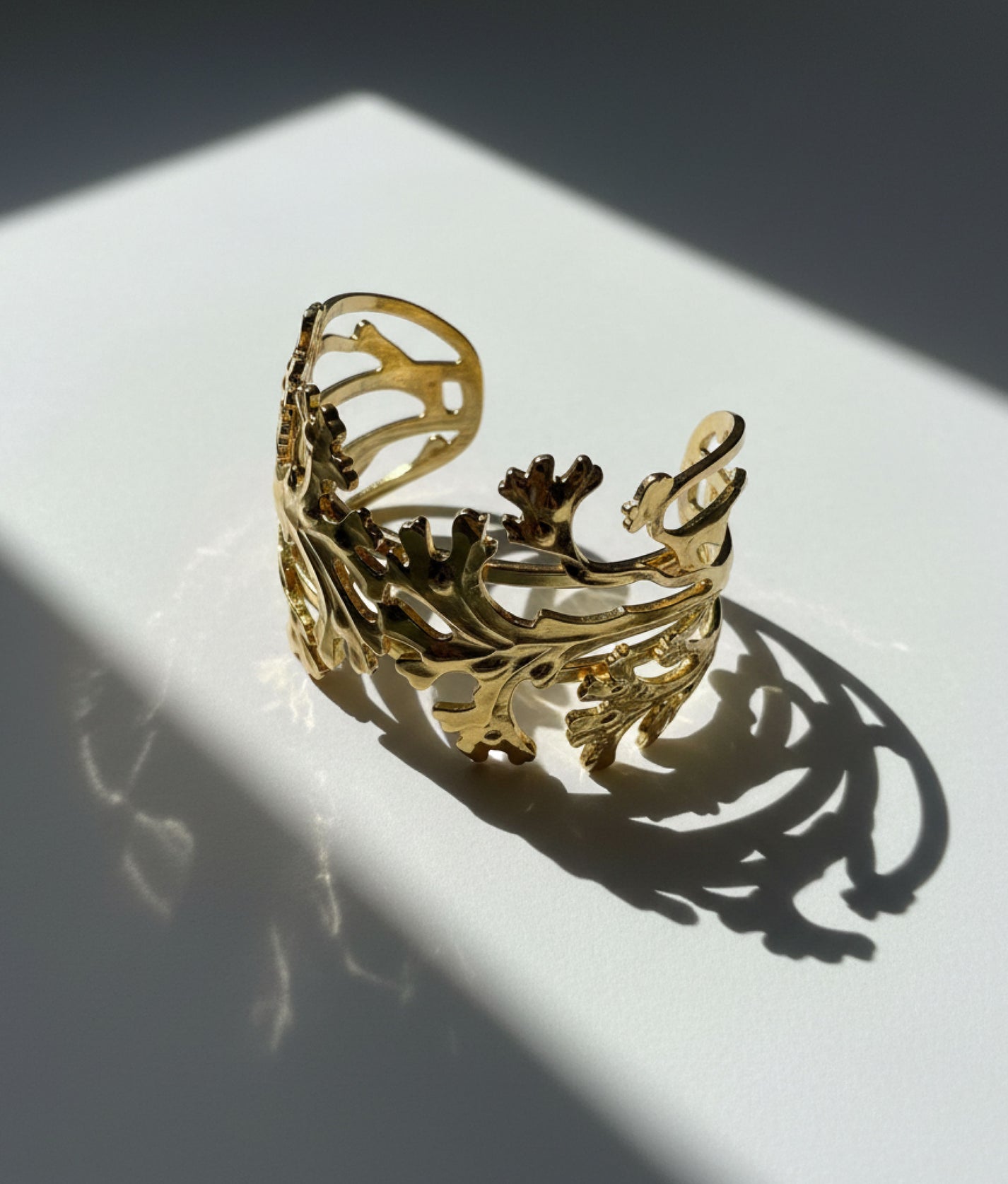 Gold Coral Bracelet