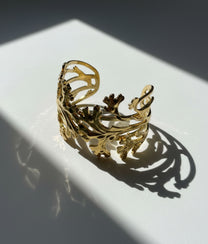 Gold Coral Bracelet