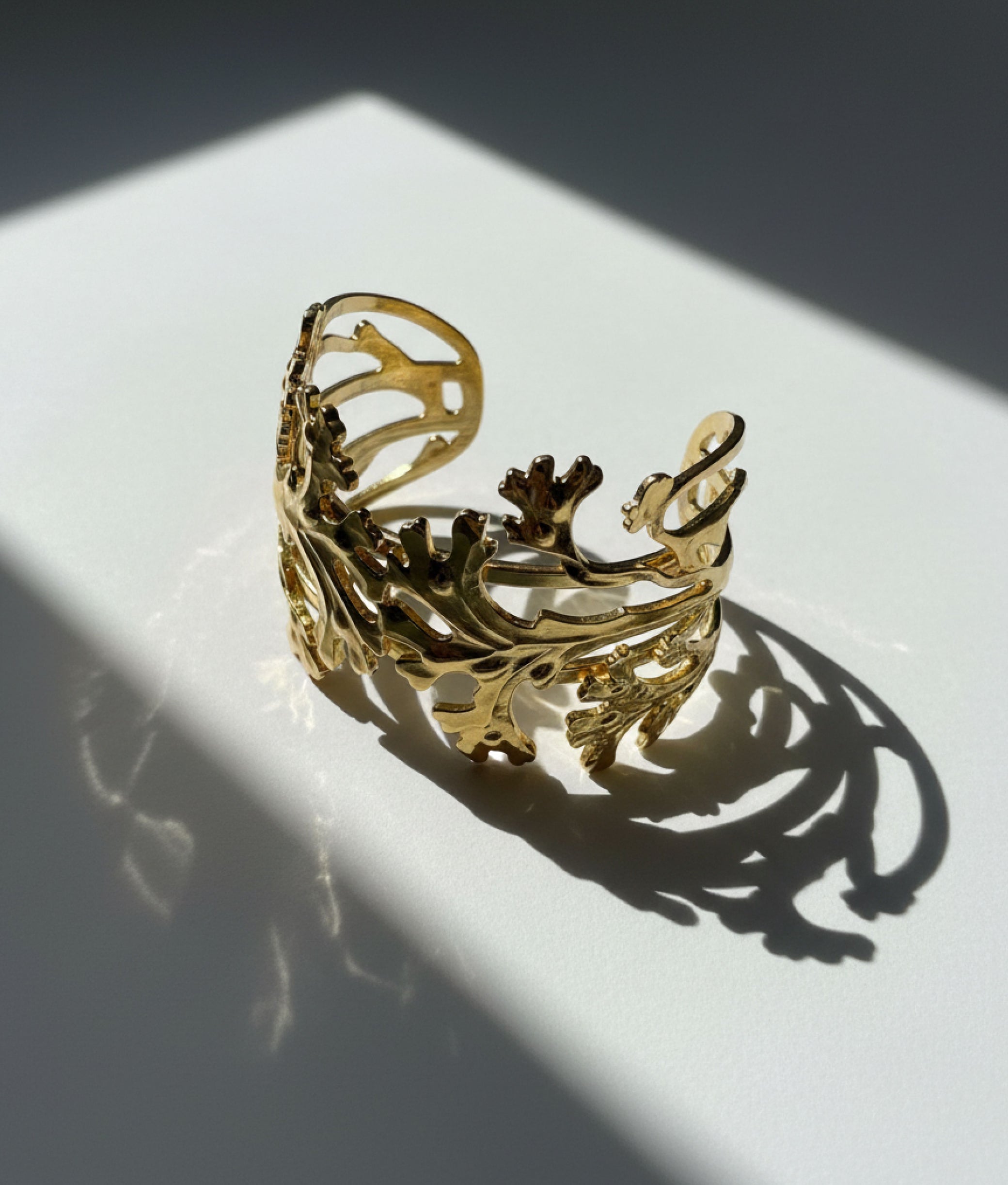 Gold Coral Bracelet