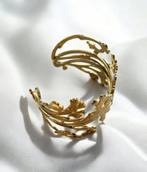 Gold Coral Bracelet