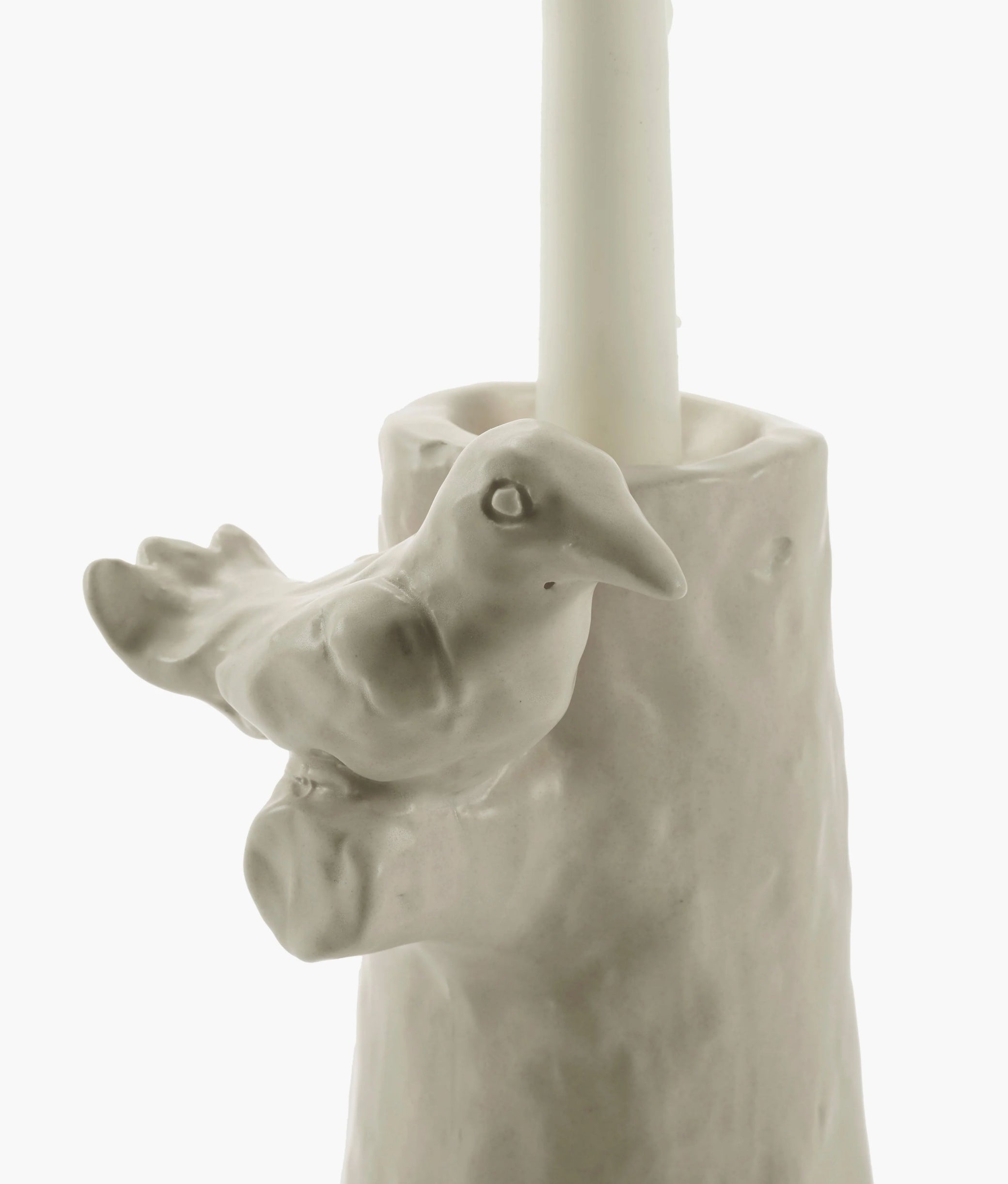Bela Silva Candle Holder Beige