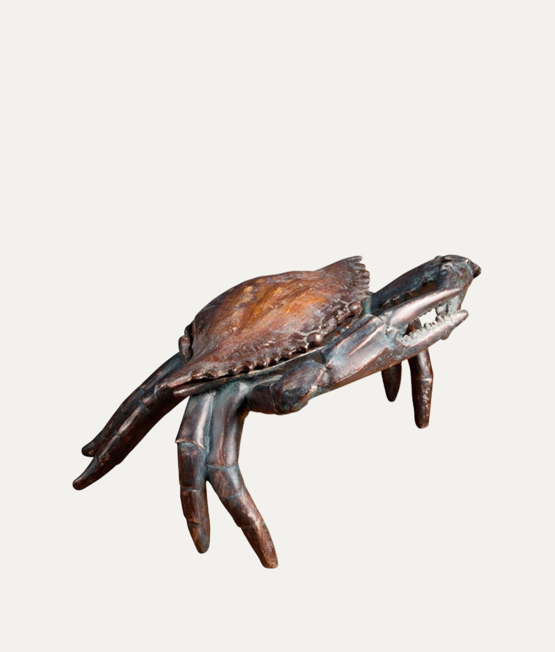 Crab Box in Dark Patina