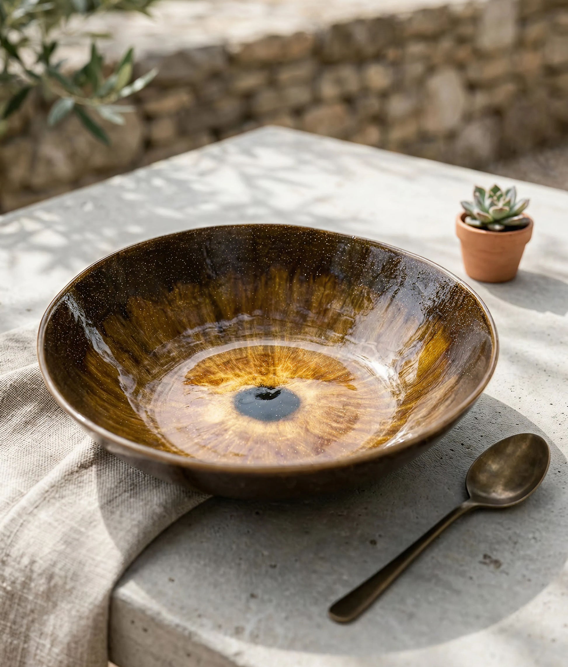 CYCLE Serving Bowl Stoneware