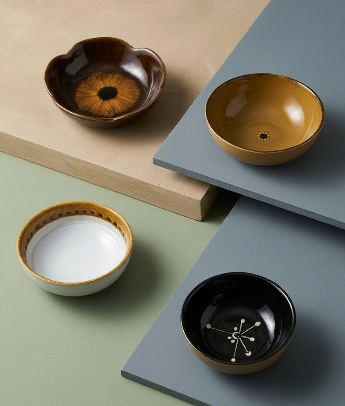 CYCLE Set of 4 Bowls Stoneware