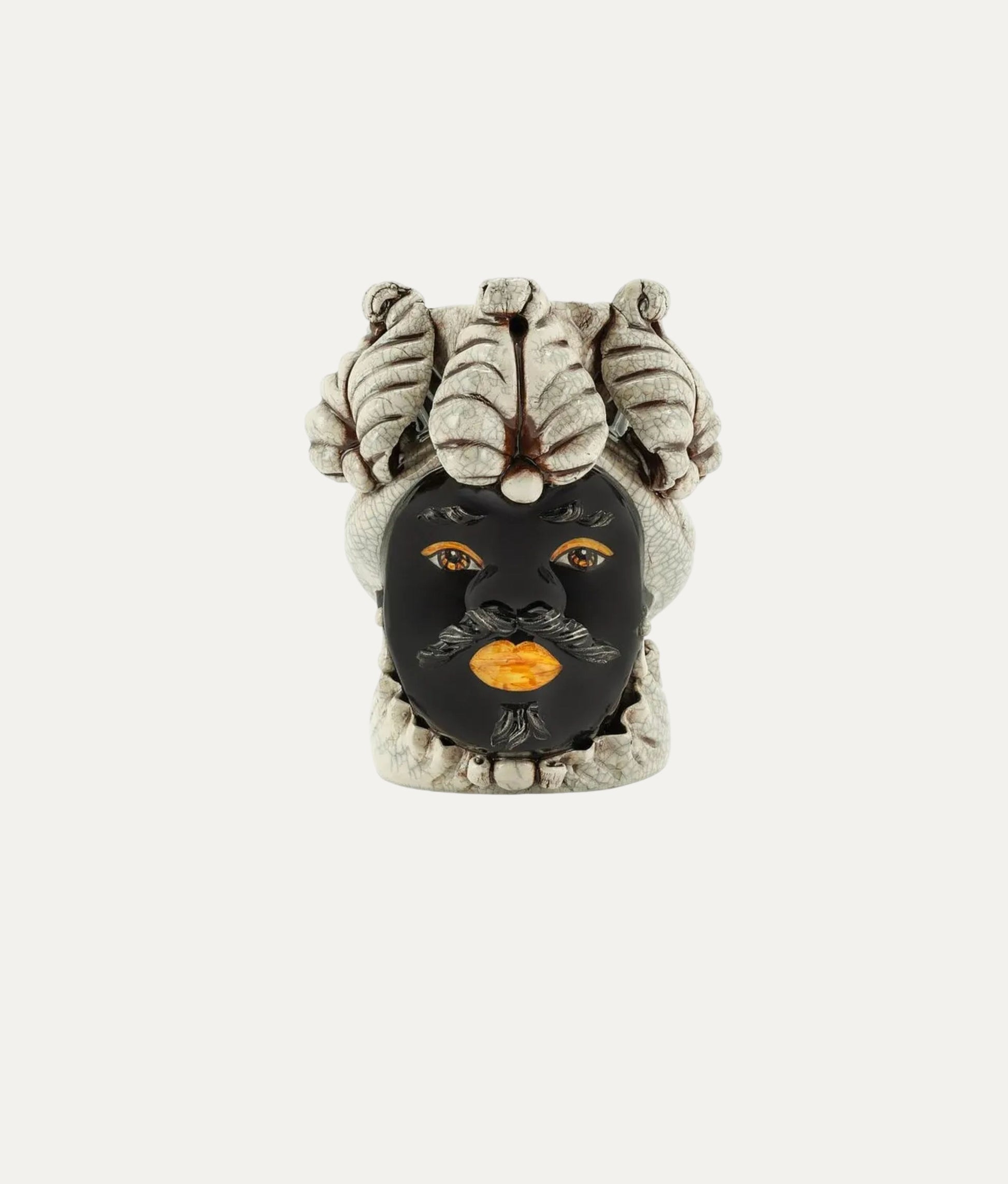 Brown Vase Moro Man Small
