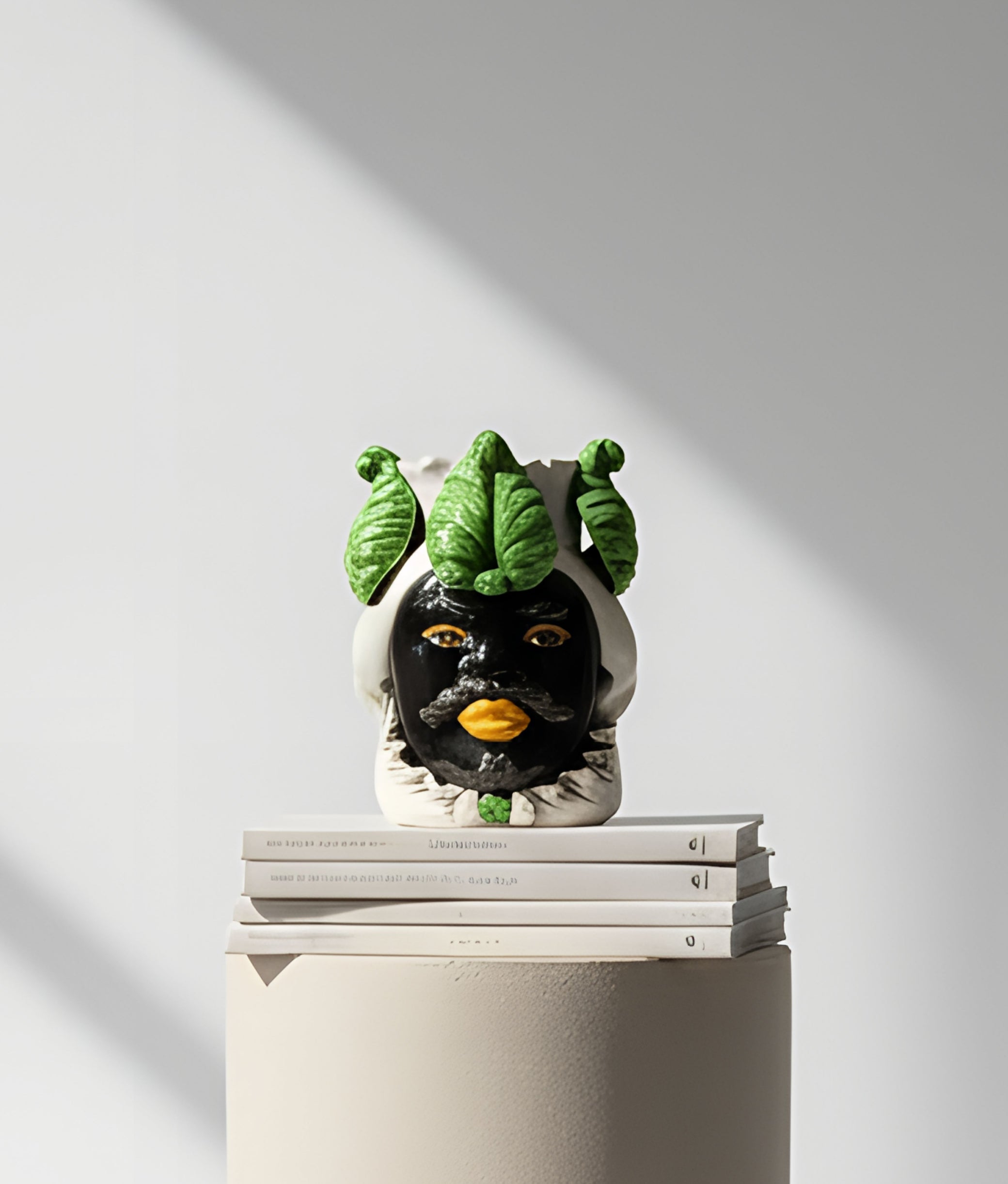Green Vase Moro Man