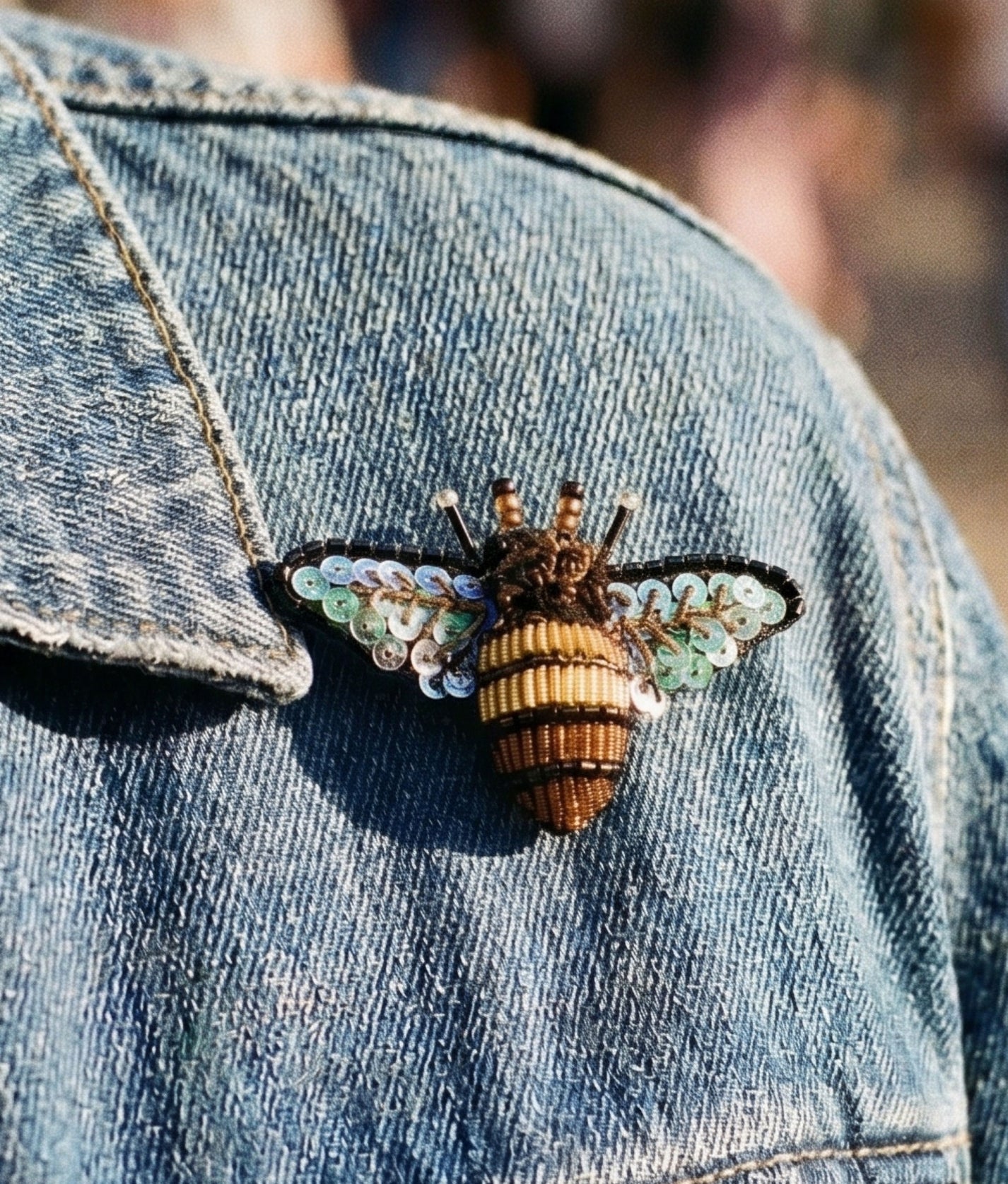 Dazzling Bee Brooch
